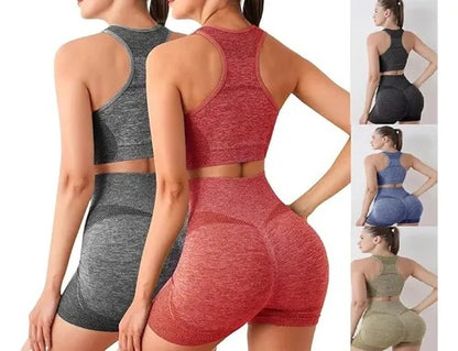 NUEVOS CONJUNTO DEPORTIVO SHORT TOP LEVANTA GLÚTEO