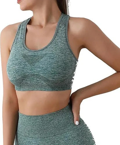 NUEVOS CONJUNTO DEPORTIVO SHORT TOP LEVANTA GLÚTEO